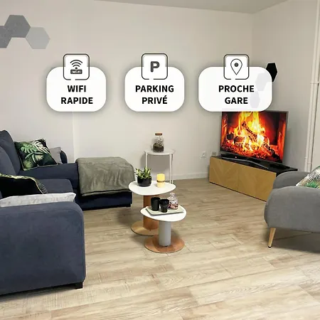 Au Coeur Des Arenes - Parking Prive Apartment *